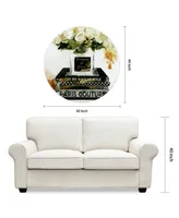 Empire Art Direct Big Book of Style Frameless Free Floating Tempered Glass Panel Graphic Wall Art, 40" x 40" x 0.2"