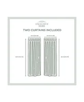 Exclusive Home Curtains Miami Indoor - Outdoor Tab Top Curtain Panel Pair, 54" x 84"