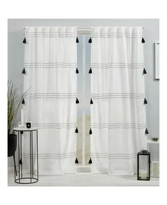 Exclusive Home Curtains Demi Light Filtering Hidden Tab Top Curtain Panel Pair, 54" x 84", Set of 2