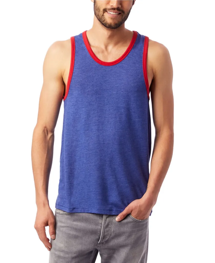 Alternative Apparel Men's Keeper Vintage-Like Jersey Ringer Tank Top