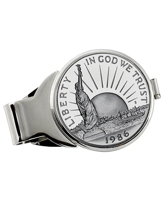 Men's American Coin Treasures Statue of Liberty Commemorative Half Dollar Coin Money Clip