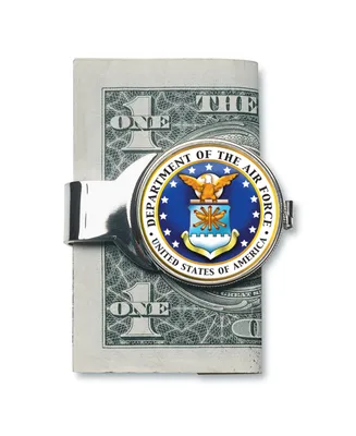 Men's American Coin Treasures Money Clip W/Colorized Air Force Jfk Half Dollar