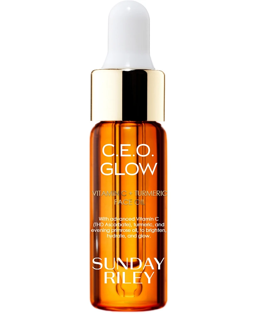 Free C.e.o Glow Serum with any $100 Sunday Riley purchase!