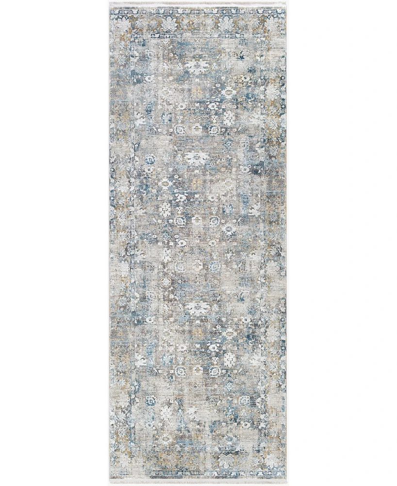 Surya Solar Sor-2307 Mist 3' x 8' Runner Area Rug