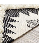 Livabliss Apache Apa Black Rug