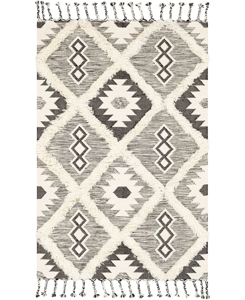 Closeout! Livabliss Apache Apa-2303 Black 3' x 5' Area Rug