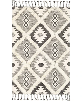 Closeout! Livabliss Apache Apa-2303 Black 3' x 5' Area Rug