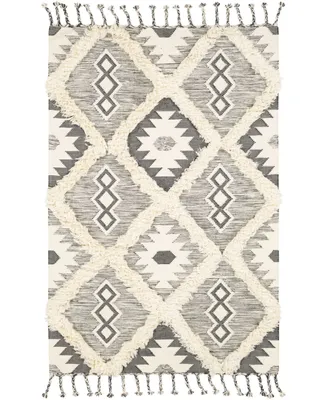 Closeout! Apache Apa-2305 Charcoal 5' x 7'6" Area Rug