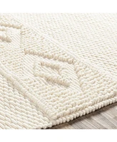 Closeout! Surya Farmhouse Neutrals Fls-2300 Cream 2' x 3' Area Rug