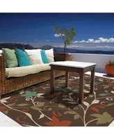 Jhb Design Negril NEG11 Brown 5'3" x 7'6" Outdoor Area Rug