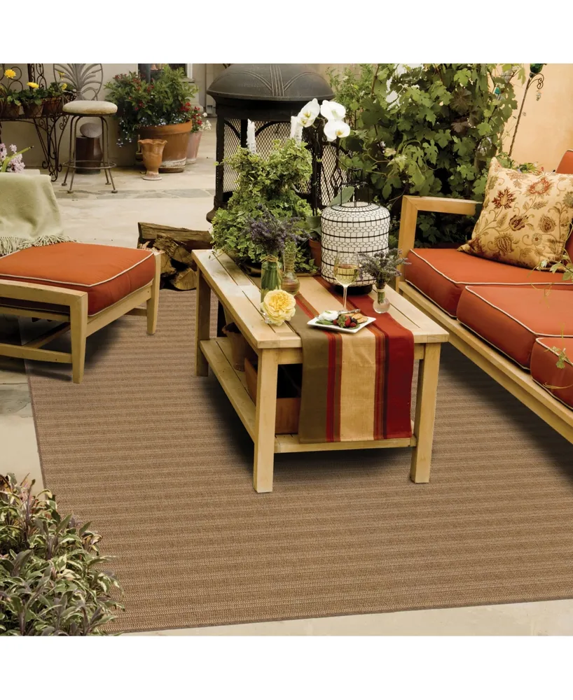 Jhb Design Magu MAG01 Tan 7'10" x 10'10" Outdoor Area Rug