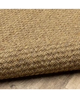 Oriental Weavers Karavia 2160X Tan 6'7" x 9'6" Outdoor Area Rug