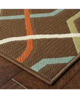 Jhb Design Negril NEG10 Brown 7'10" x 10'10" Outdoor Area Rug