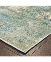 Jhb Design Creation CRE05 Blue 9' x 12' Area Rug