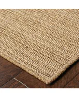 Jhb Design Magu MAG01 Tan 6'7" x 9'6" Outdoor Area Rug