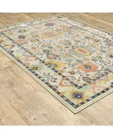 Jhb Design Arcadia ARC12 Beige 5'3" x 7'6" Area Rug