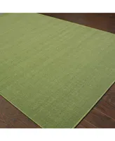 Jhb Design Veranda VER05 Green 5'3" x 7'6" Outdoor Area Rug