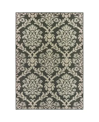 Oriental Weavers Latitude 8020K Gray 7'10" x 10' Outdoor Area Rug