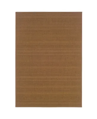 Jhb Design Veranda VER05 Tan 7'3" x 10'6" Outdoor Area Rug