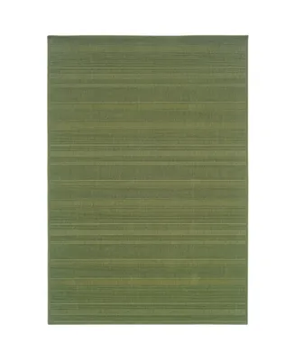 Jhb Design Veranda VER05 Green 8'6" x 13' Outdoor Area Rug