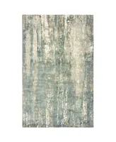 Jhb Design Creation CRE02 Blue 6' x 9' Area Rug