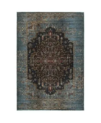 Jhb Design Gotham Got05 Blue Rug