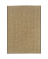 Jhb Design Magu MAG05 Tan 3'7" x 5'6" Outdoor Area Rug