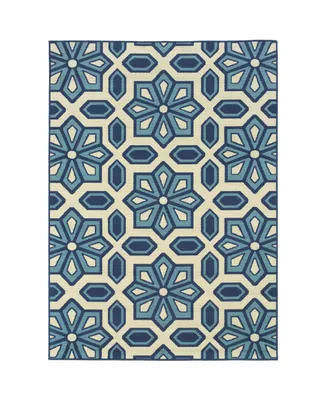 Oriental Weavers Caspian CAS12 6'7" x 9'6" Outdoor Area Rug