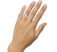Certified Diamond Pear Halo Bridal Set (2 ct. t.w.) in 18k White, Yellow or Rose Gold