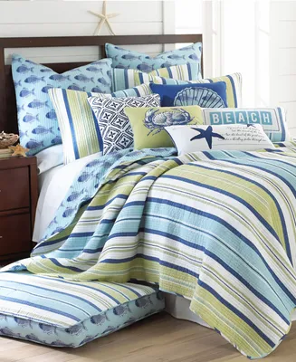 Levtex Bayport Stripe Reversible 2-Pc. Quilt Set, Twin