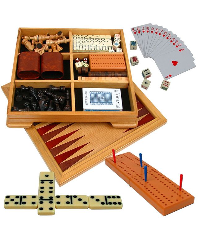 Trademark Games Deluxe 7-In-1 Game Set