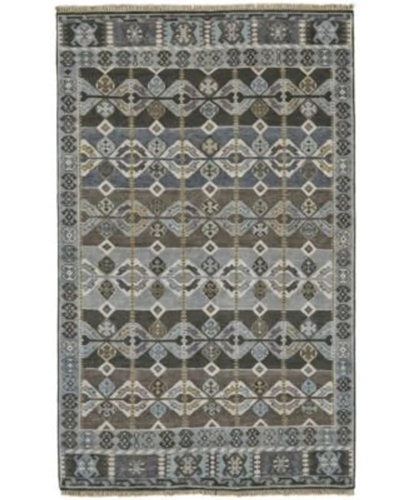 Simply Woven Roselyn R6130 Slate Area Rug