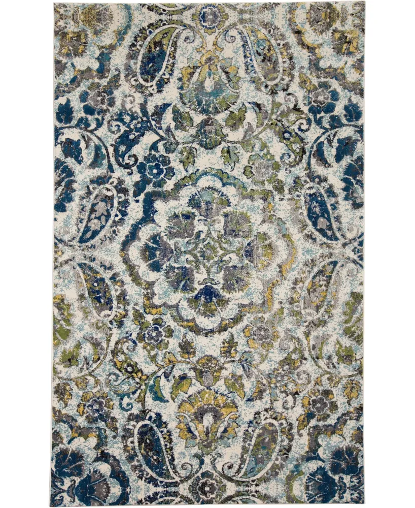 Feizy Brixton R3607 Azure 5' x 8' Area Rug