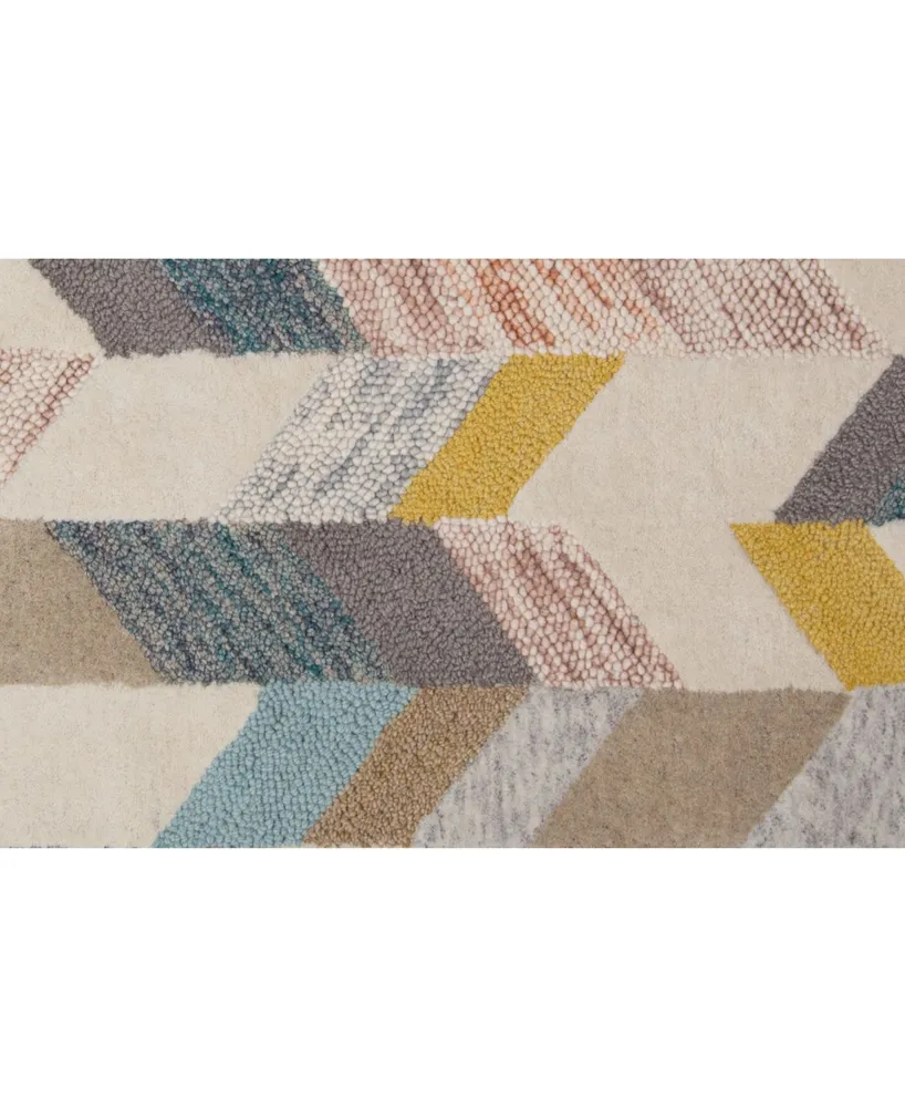 Feizy Arazad R8446 Gray and Gold 8' x 11' Area Rug