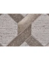 Feizy Fannin R0752 Slate 5' x 8' Area Rug