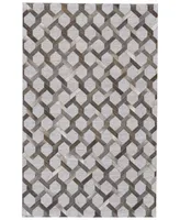 Feizy Fannin R0752 Slate 2' x 3' Area Rug