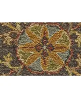 Closeout Feizy Evie R0758 Charcoal Area Rug