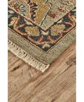 Closeout Feizy Evie R0760 Sage Area Rug
