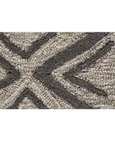 Feizy Enzo R8733 Charcoal 2'6" x 8' Runner Rug