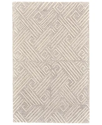 Feizy Enzo R8737 Ivory 5' x 8' Area Rug