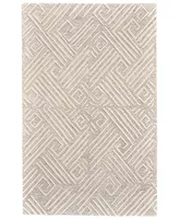 Feizy Enzo R8737 Ivory 5' x 8' Area Rug