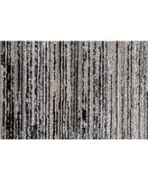 Feizy Micah R3337 Black 1'8" x 2'10" Area Rug