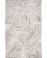 Feizy Asher R8768 Taupe 5' x 8' Area Rug