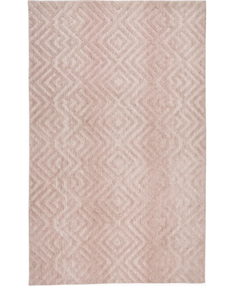 Feizy Colton R8792 Rose 3'6" x 5'6" Area Rug