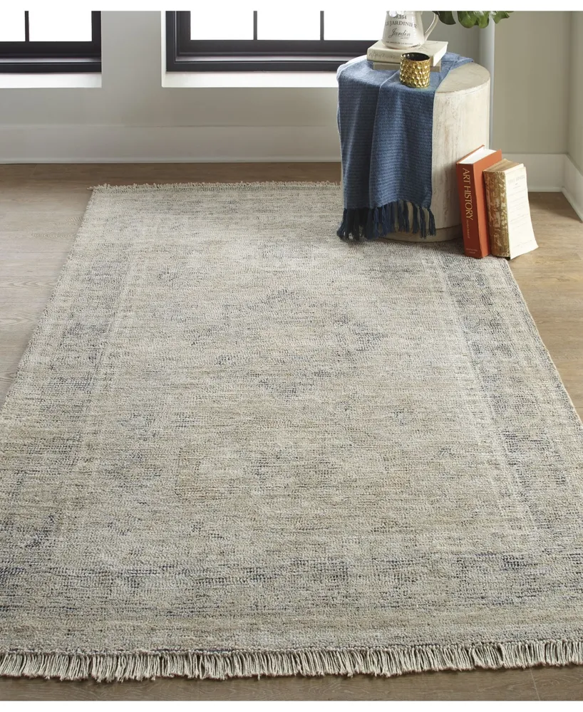 Feizy Caldwell R8798 Sand 3'6" x 5'6" Area Rug