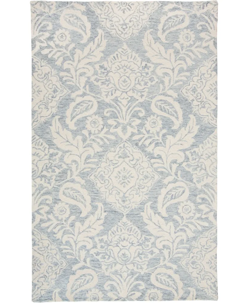 Feizy Belfort R8776 Blue 5' x 8' Area Rug