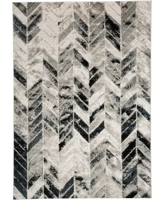 Feizy Micah R3048 Gray 6'7" x 9'6" Area Rug