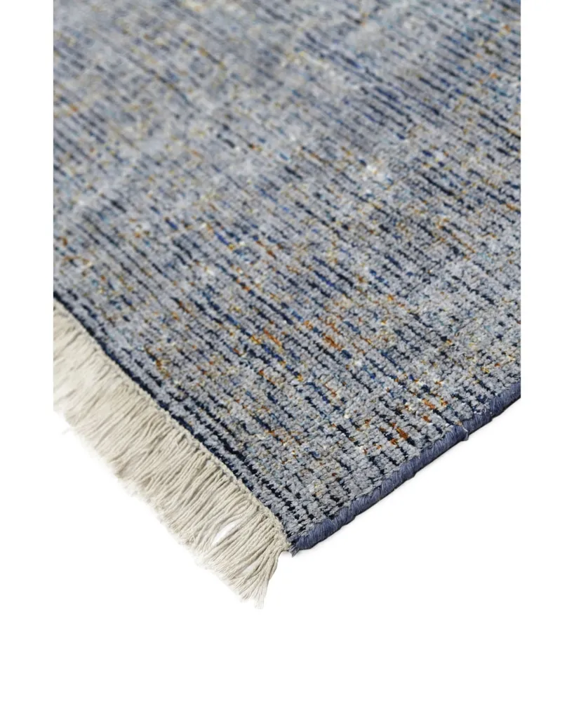 Feizy Caldwell R8803 Blue 7'6" x 9'6" Area Rug