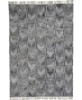 Feizy Beckett R0813 Gray 5' x 8' Area Rug