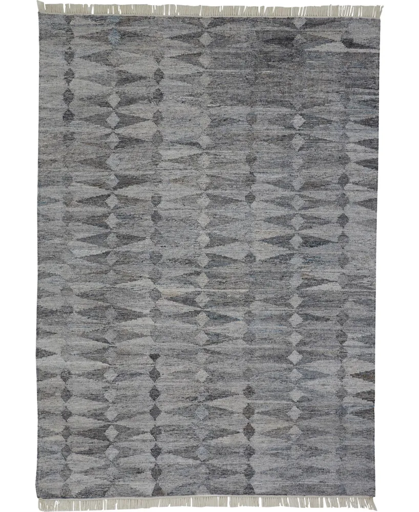 Feizy Beckett R0814 Gray 3'6" x 5'6" Area Rug